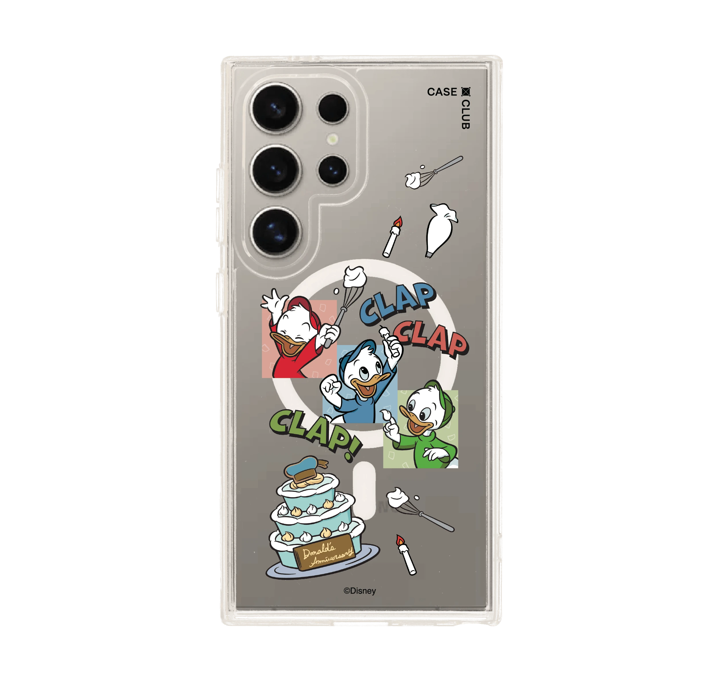 เคสใส samsung s24 ultra magsafe donald duck เค้กงานปาร์ตี้ในวัยเด็ก